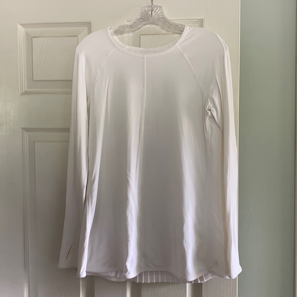 Lululemon Making Moves top, white, 8